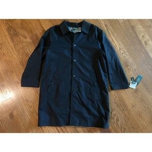 Lauren Ralph Lauren Reversible Overcoat Womans Sz 1X Cotton Wool Houndstooth NWT